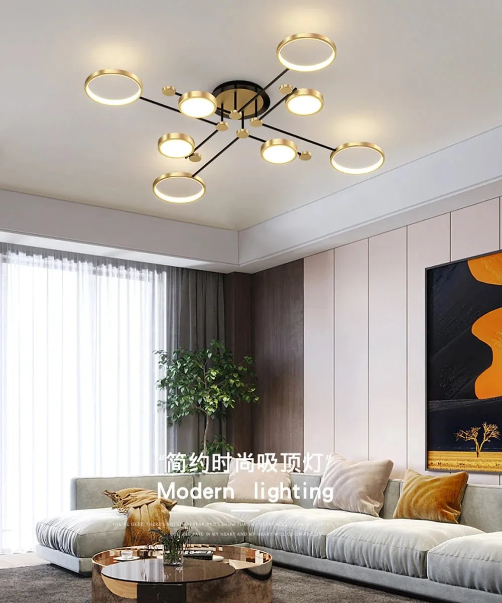 Modern LED Pendant Light With Remote Control