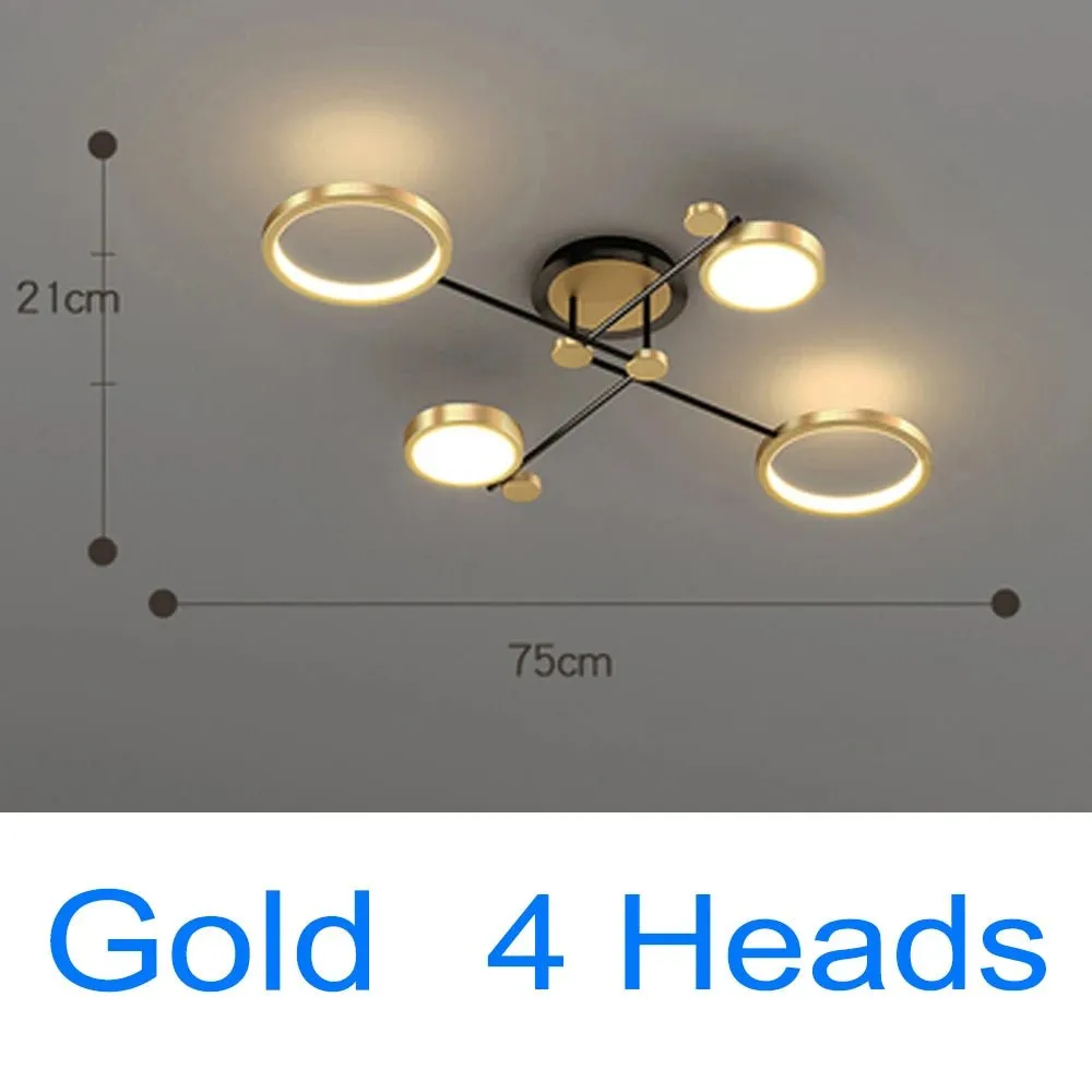 Modern LED Pendant Light With Remote Control