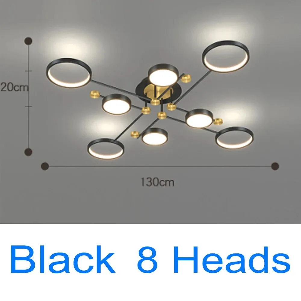 Modern LED Pendant Light With Remote Control