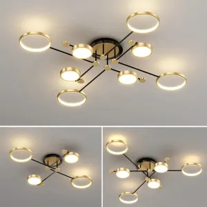 Modern LED Pendant Light With Remote Control