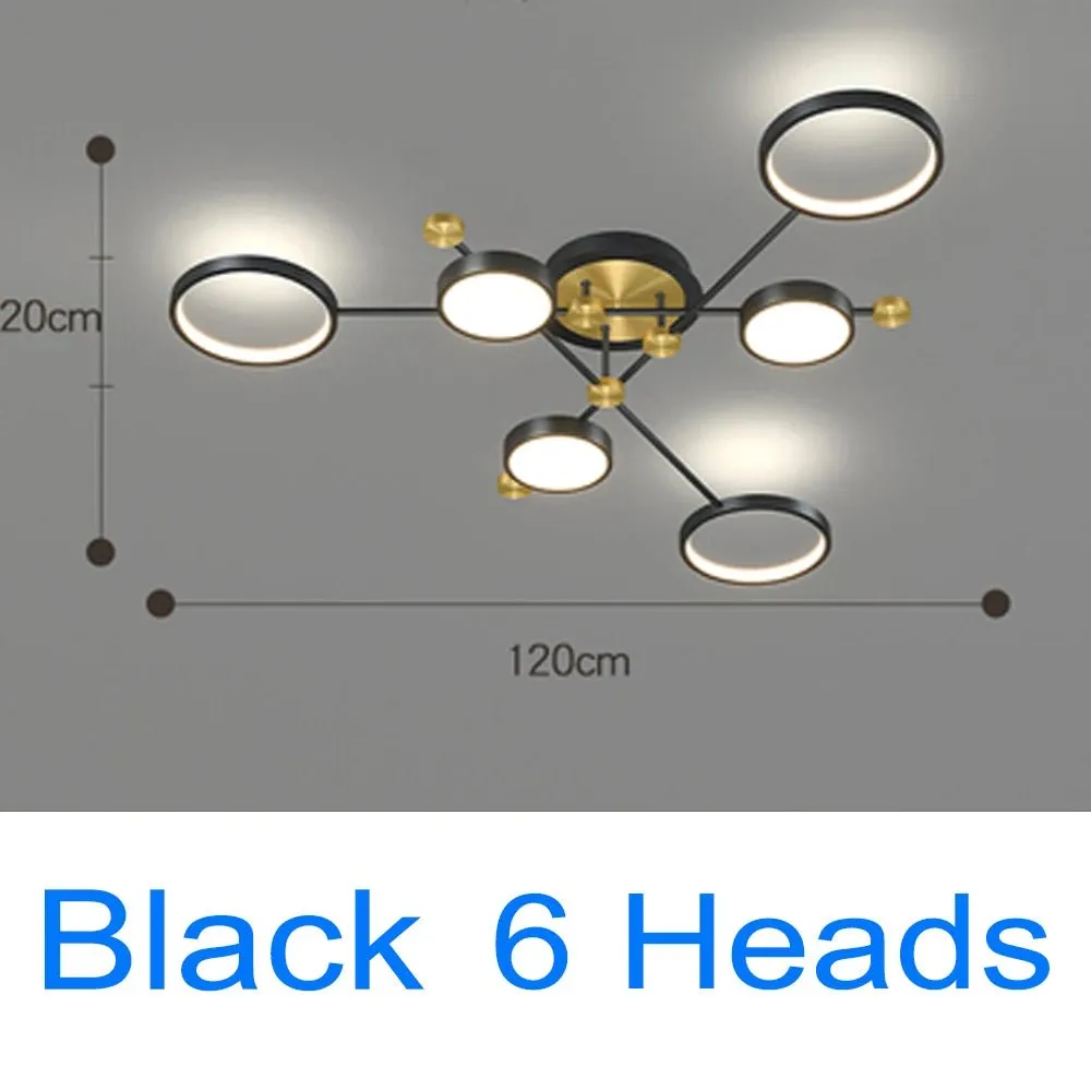 Modern LED Pendant Light With Remote Control