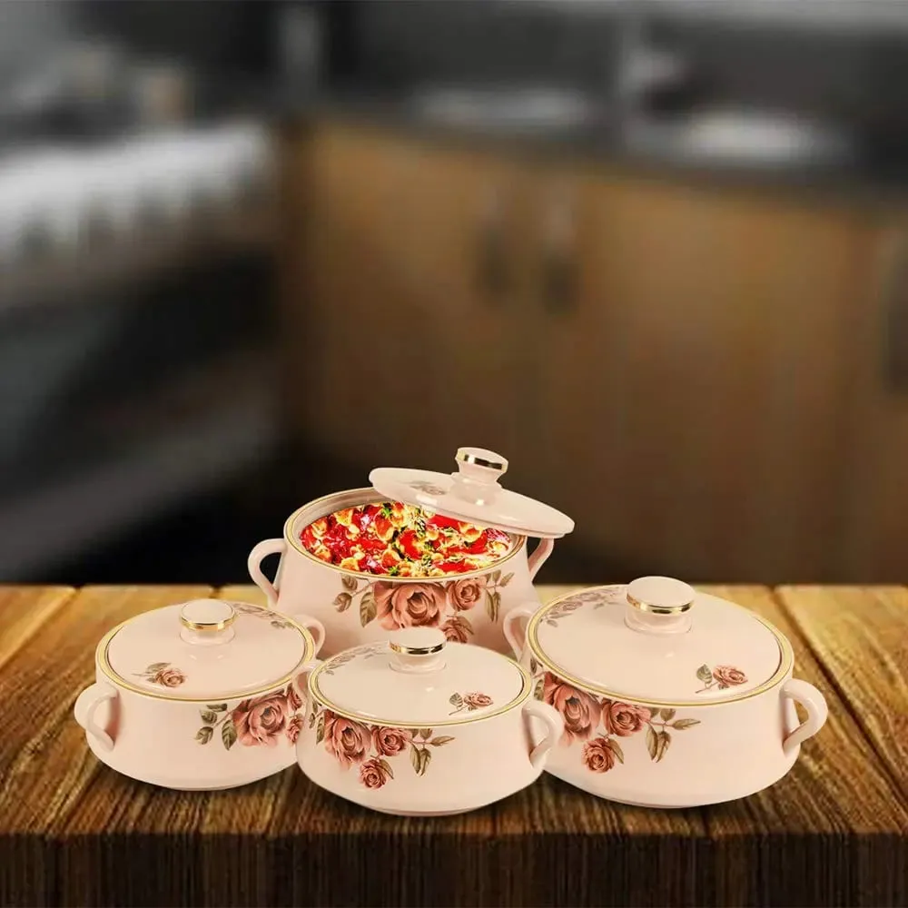 Nayasa Brown Casserole Set 4 - Keep Your Food Warm and Fresh