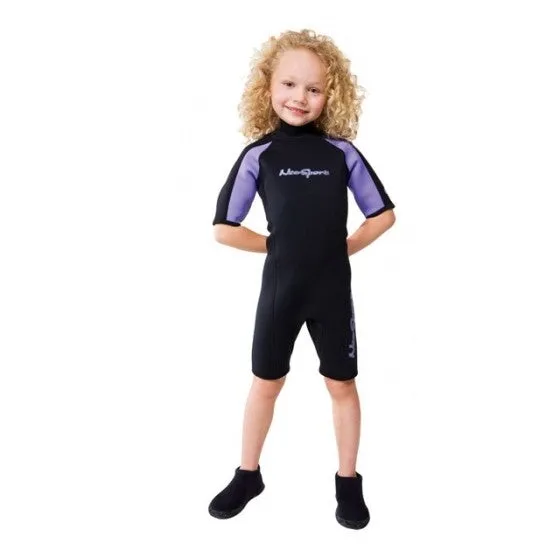 NeoSport 2mm Child's Neoprene Shorty Scuba Wetsuit