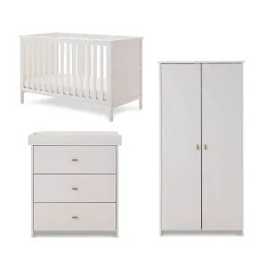 Obaby Evie 3 Piece Room Set - White