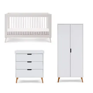 Obaby Maya 3 Piece Room Set - White   Acrylic