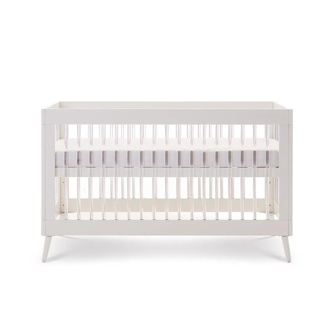 Obaby Maya Cot Bed - Scandi White   Acrylic