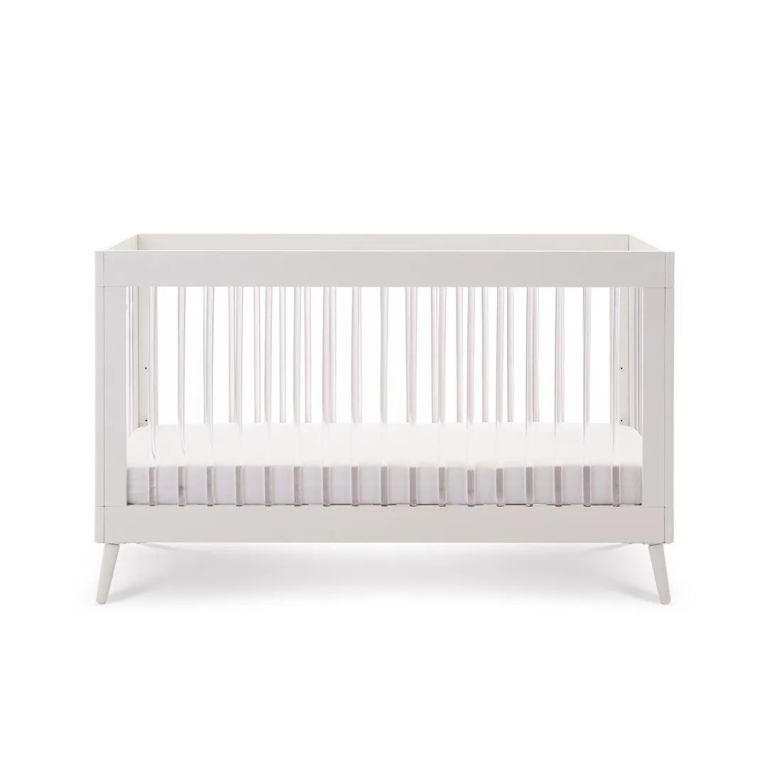 Obaby Maya Cot Bed - Scandi White   Acrylic