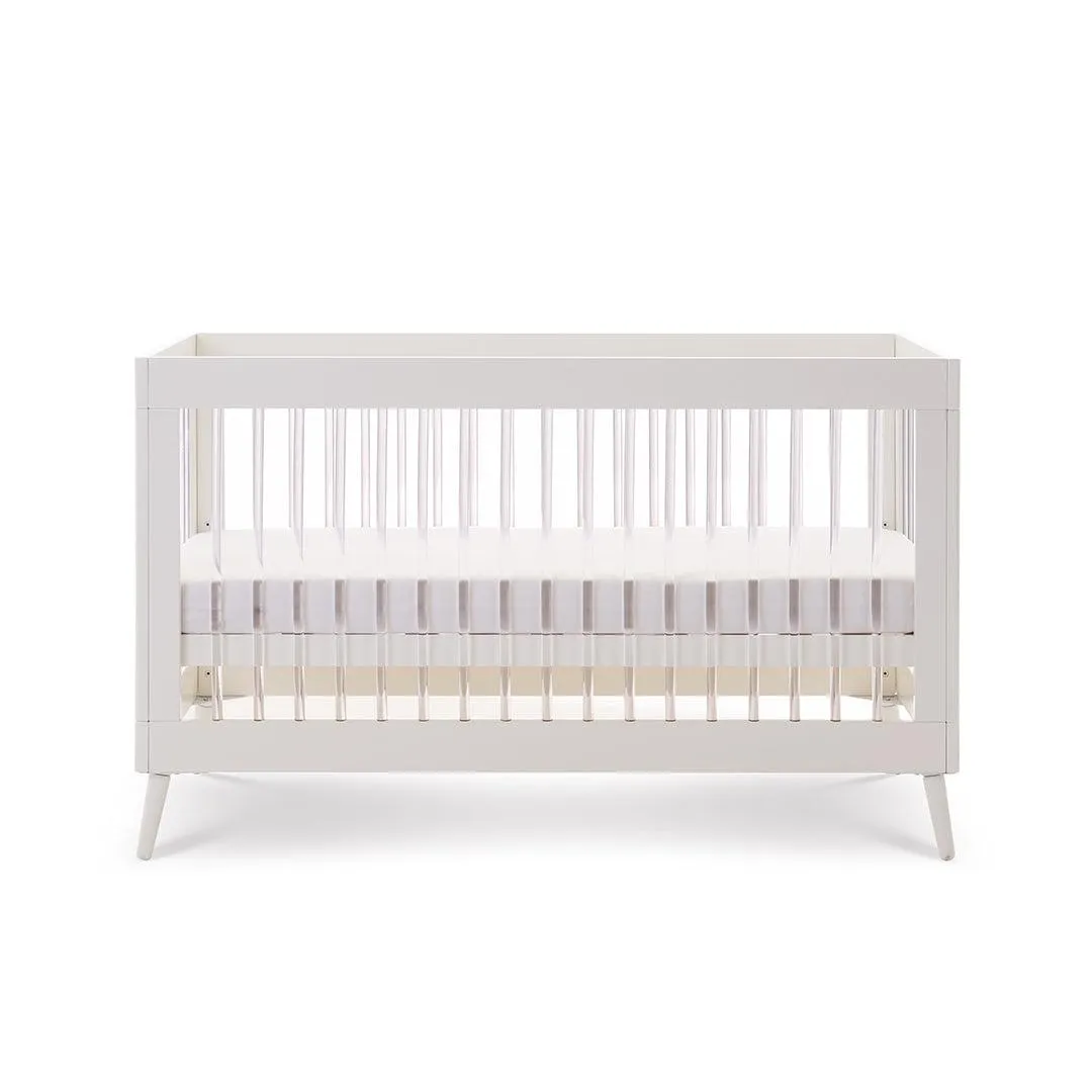 Obaby Maya Cot Bed - Scandi White   Acrylic