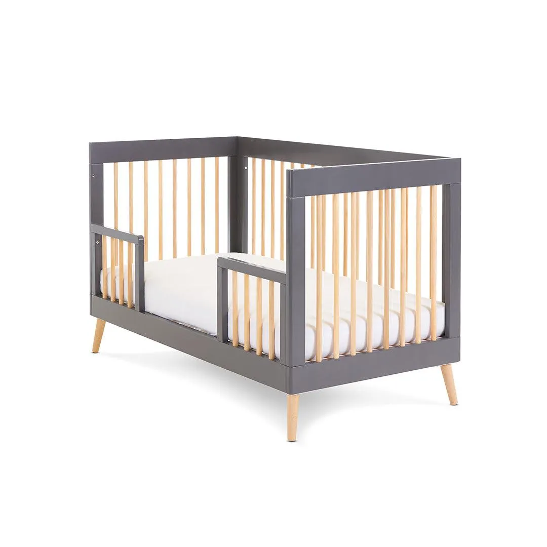 Obaby Maya Cot Bed - Slate   Natural