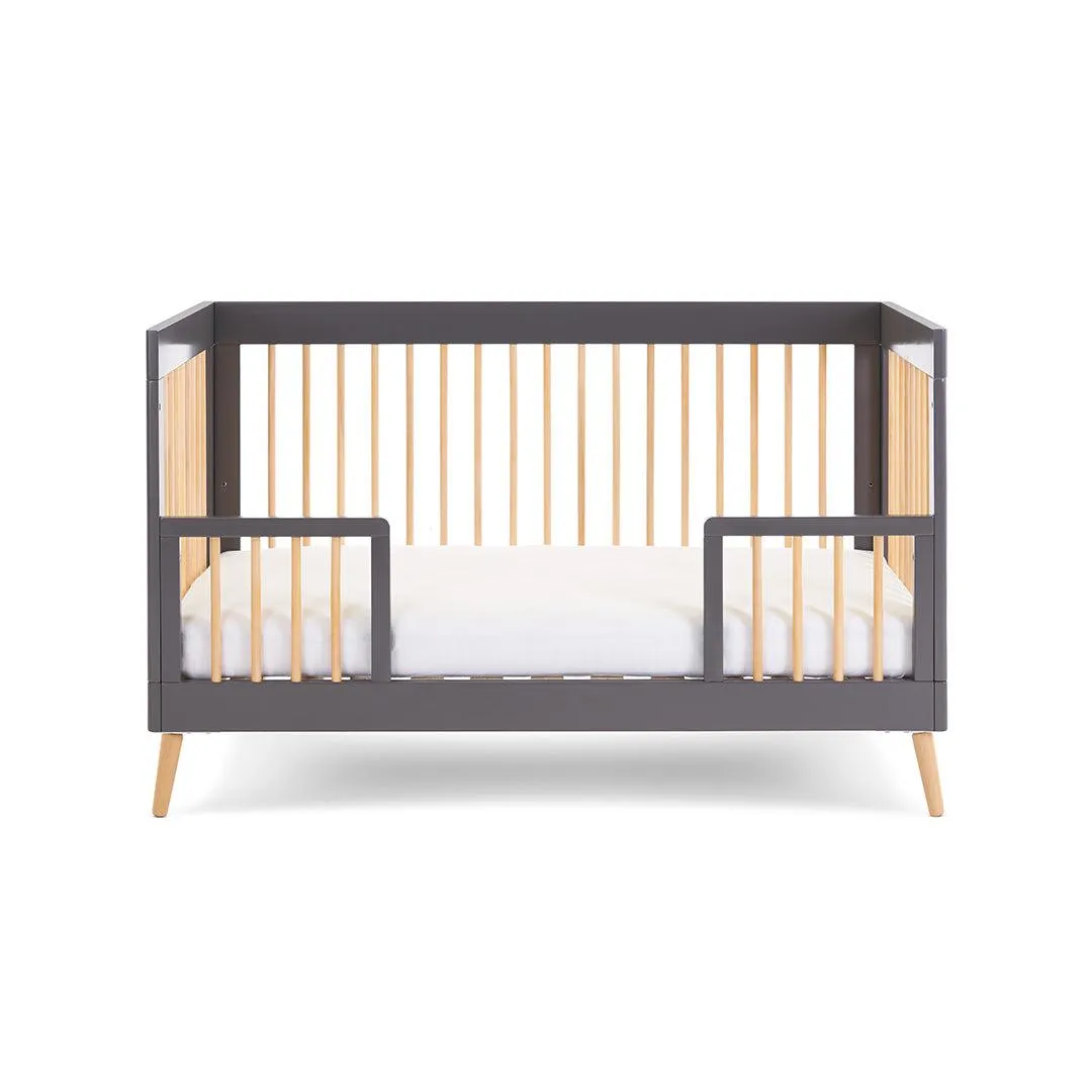 Obaby Maya Cot Bed - Slate   Natural