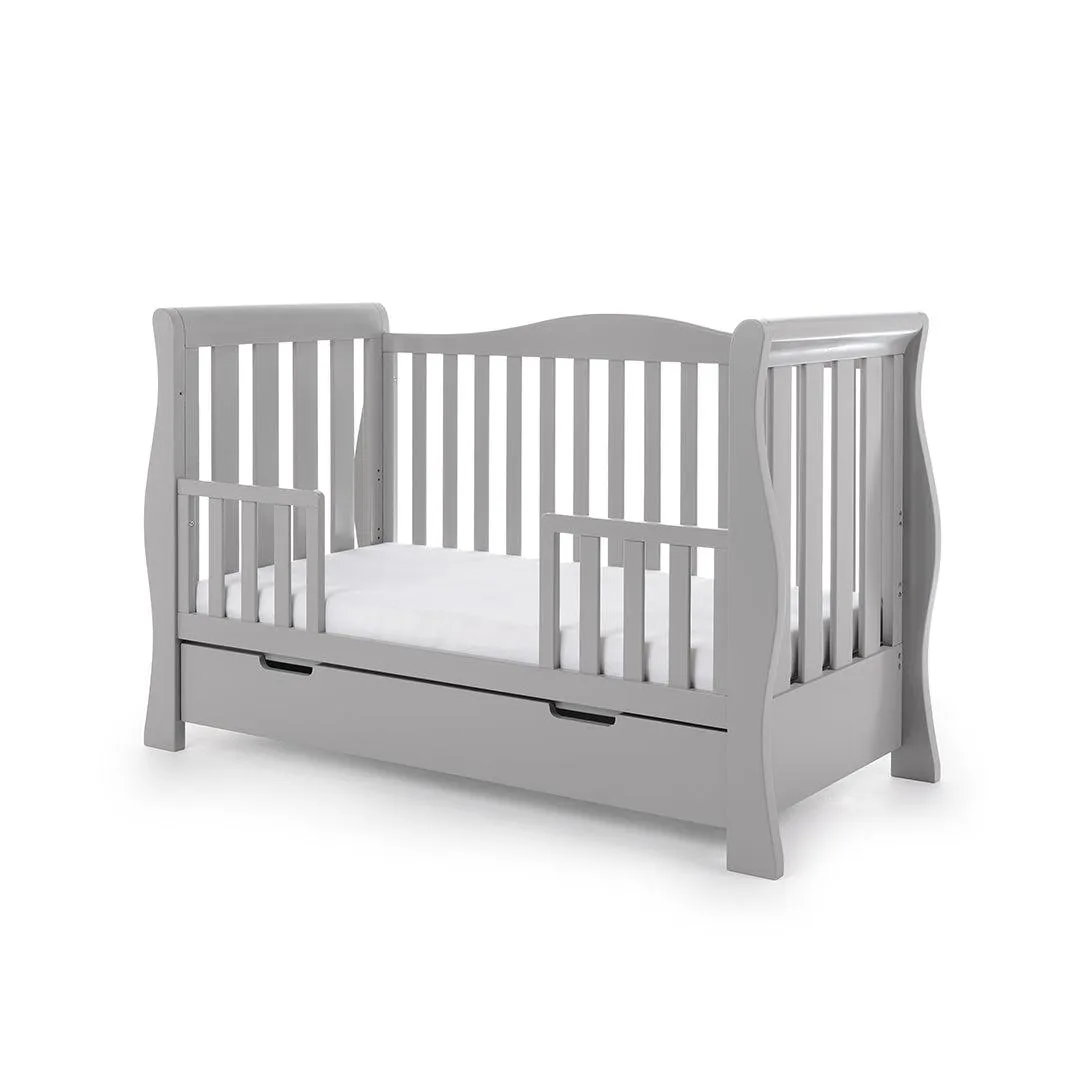 Obaby Stamford Luxe Cot Bed - Warm Grey