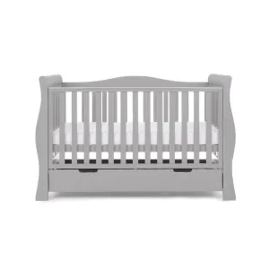 Obaby Stamford Luxe Cot Bed - Warm Grey