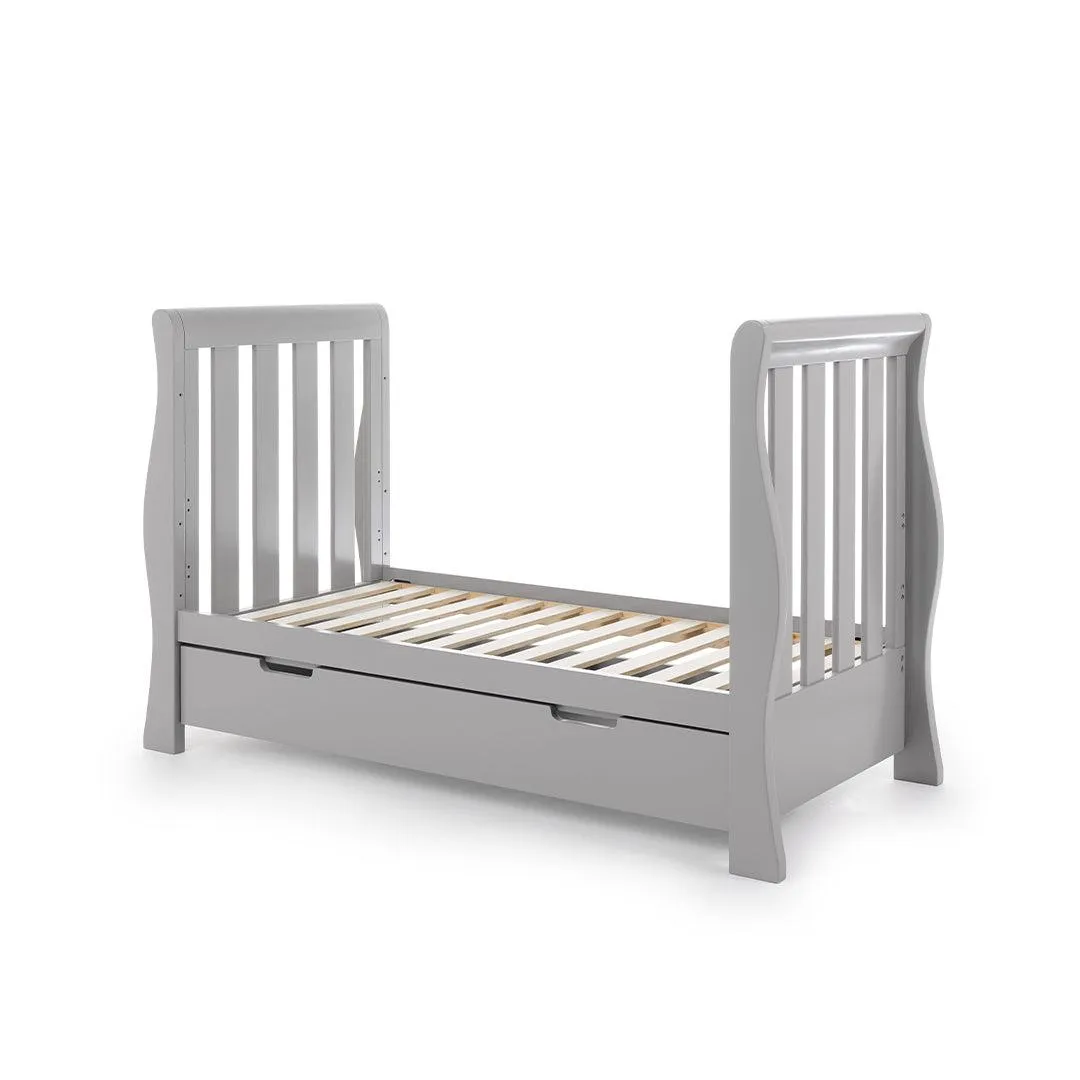 Obaby Stamford Luxe Cot Bed - Warm Grey