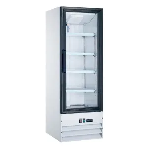 Omcan 50033 Swing Glass Door Merchandiser Refrigerator 9 Cu Ft