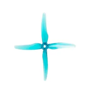 Orange HD 51455 Hurricane X Props PC 4 Blade Propellers 2CW 2CCW – Clear Blue