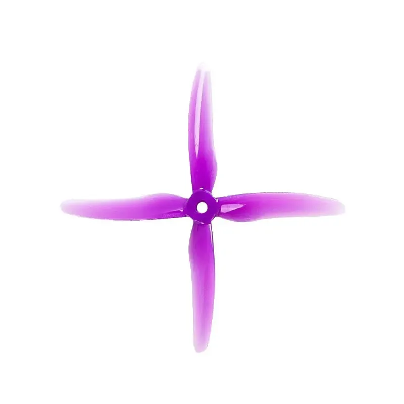 Orange HD 51455 Hurricane X Props PC 4 Blade Propellers 2CW 2CCW – Purple