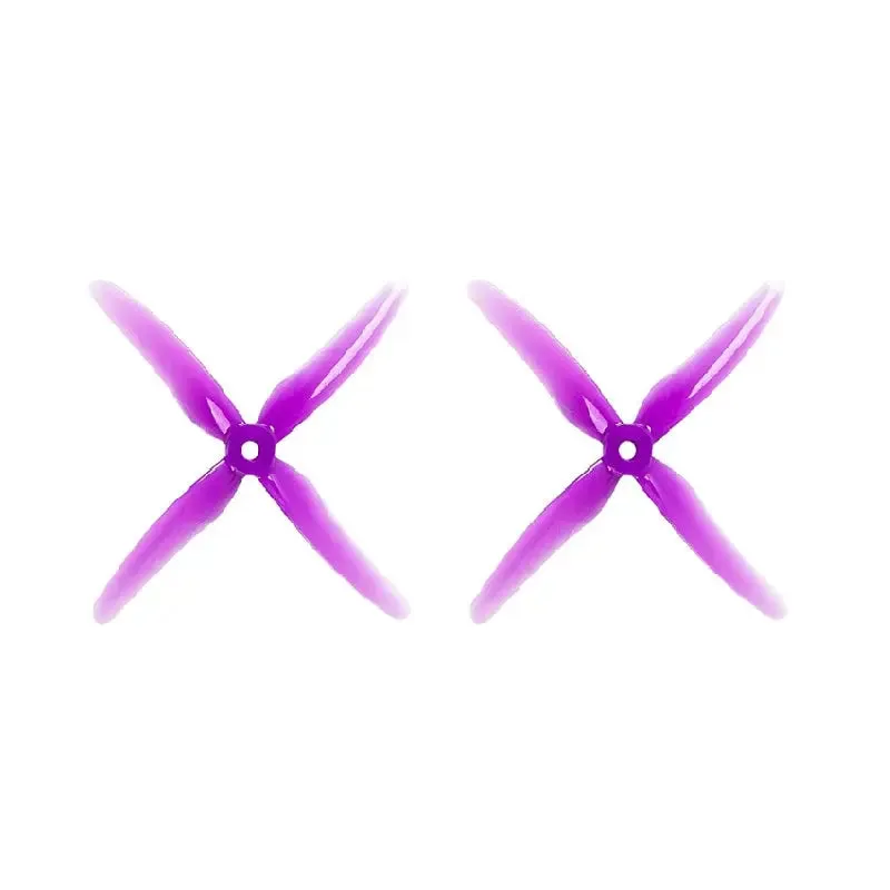 Orange HD 51455 Hurricane X Props PC 4 Blade Propellers 2CW 2CCW – Purple