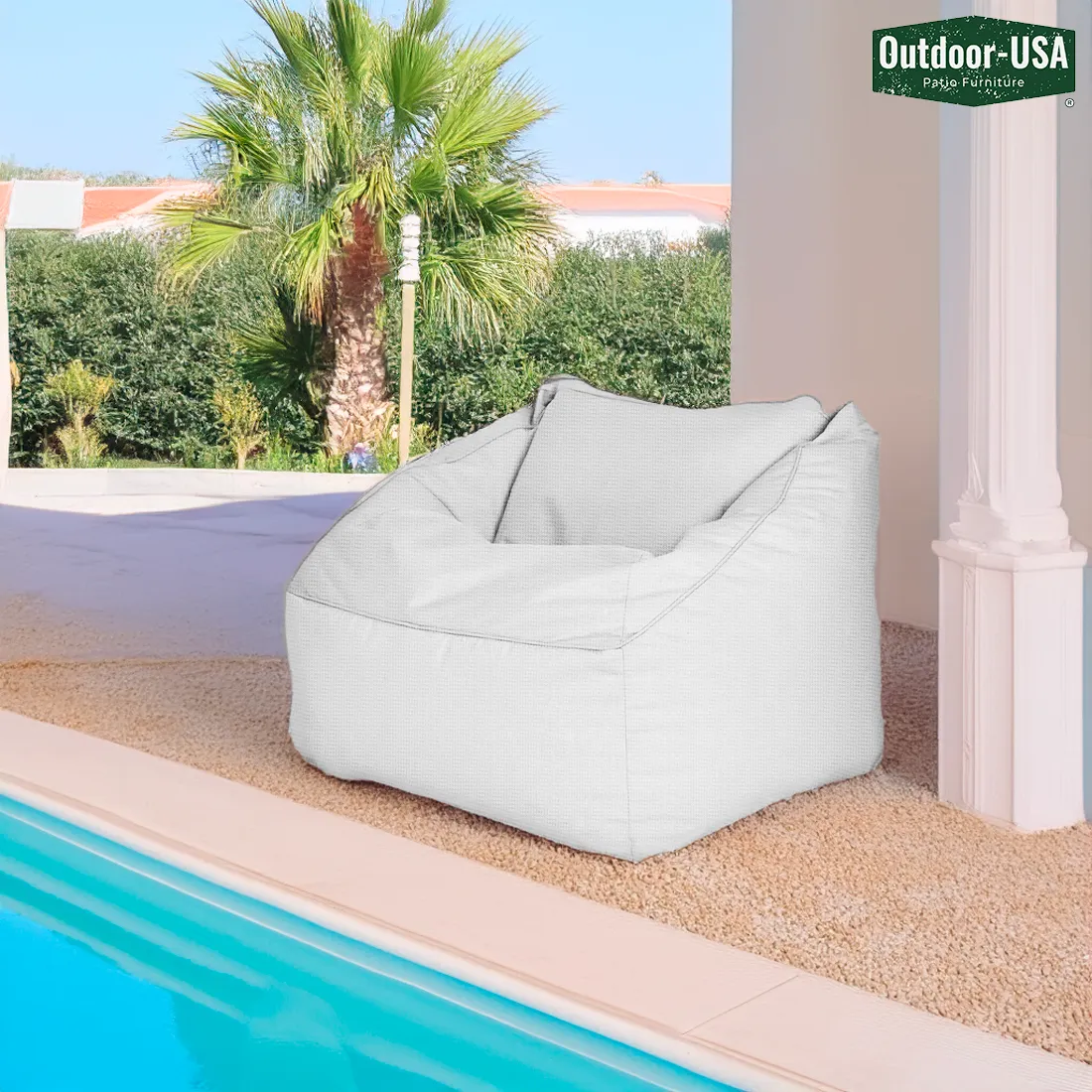 Outdoor-USA Cube Shaped Bean Bag