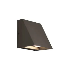 Pitch 5 In. LED Outdoor Wall Sconce 120V 2700K Bronze Finish