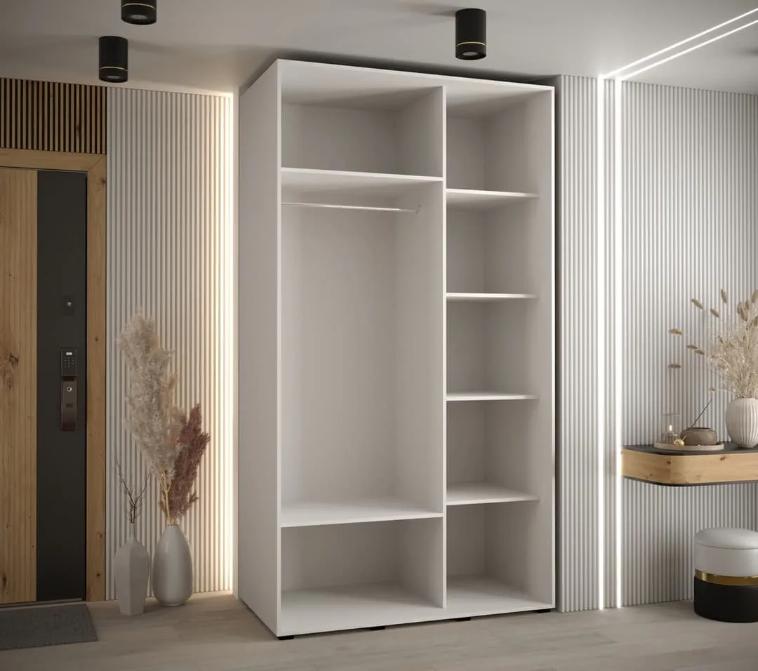 Sapporo I Sliding Door Wardrobe 130cm