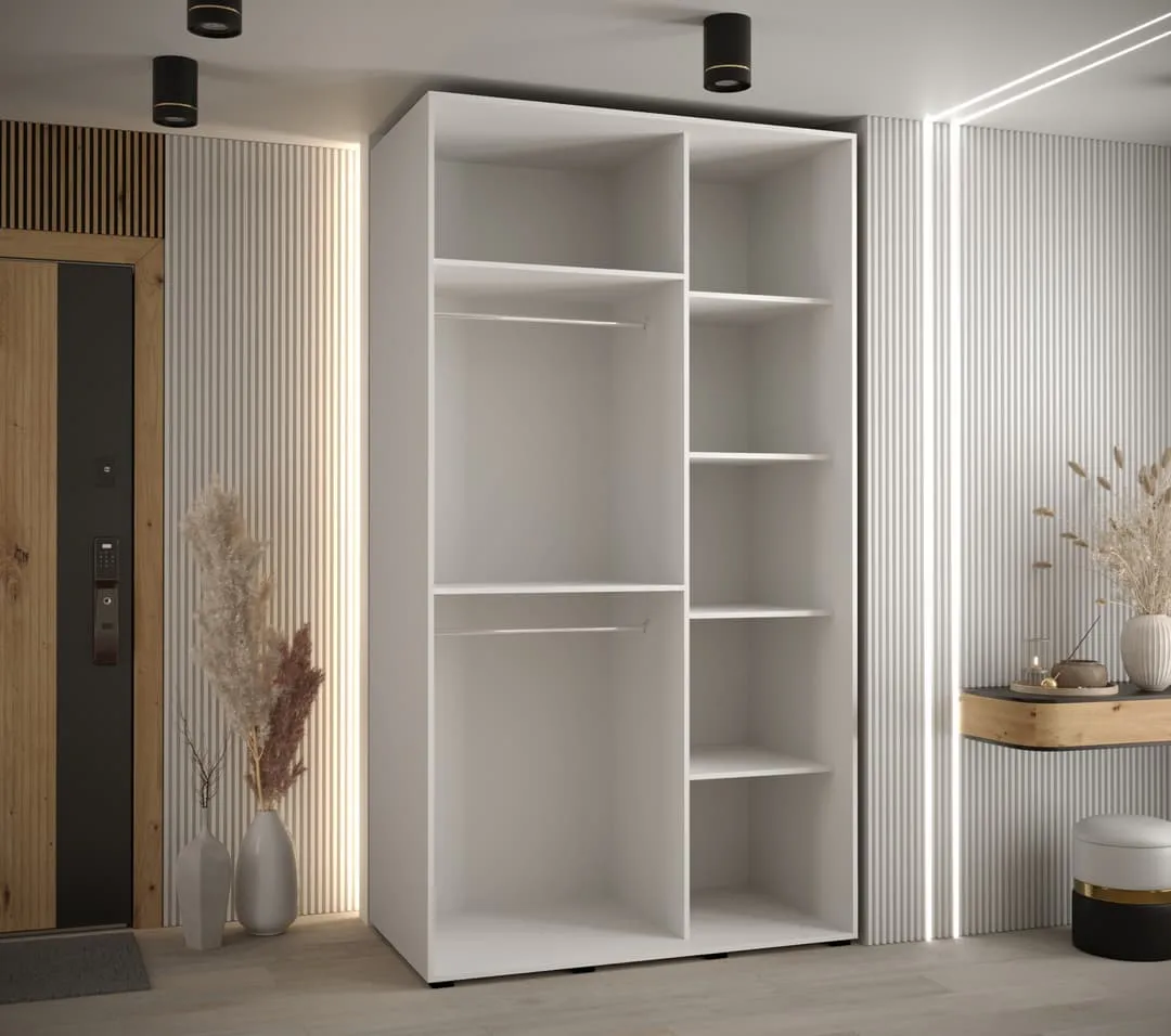 Sapporo I Sliding Door Wardrobe 130cm