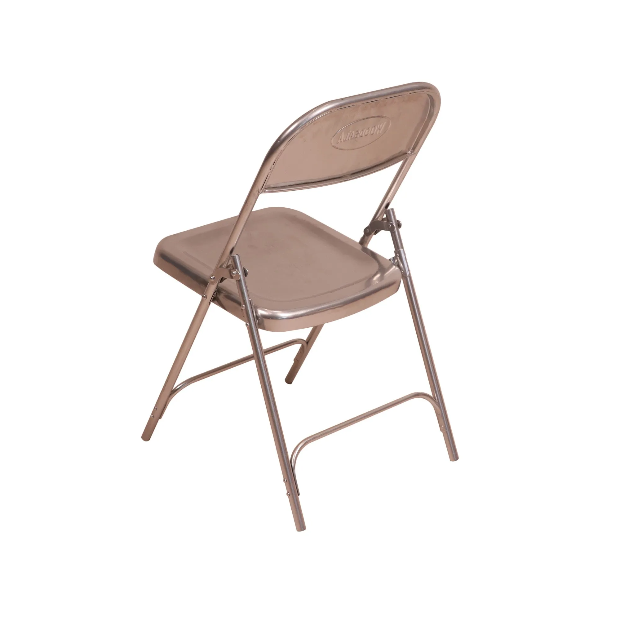 Shiny Metallic Folding Chair