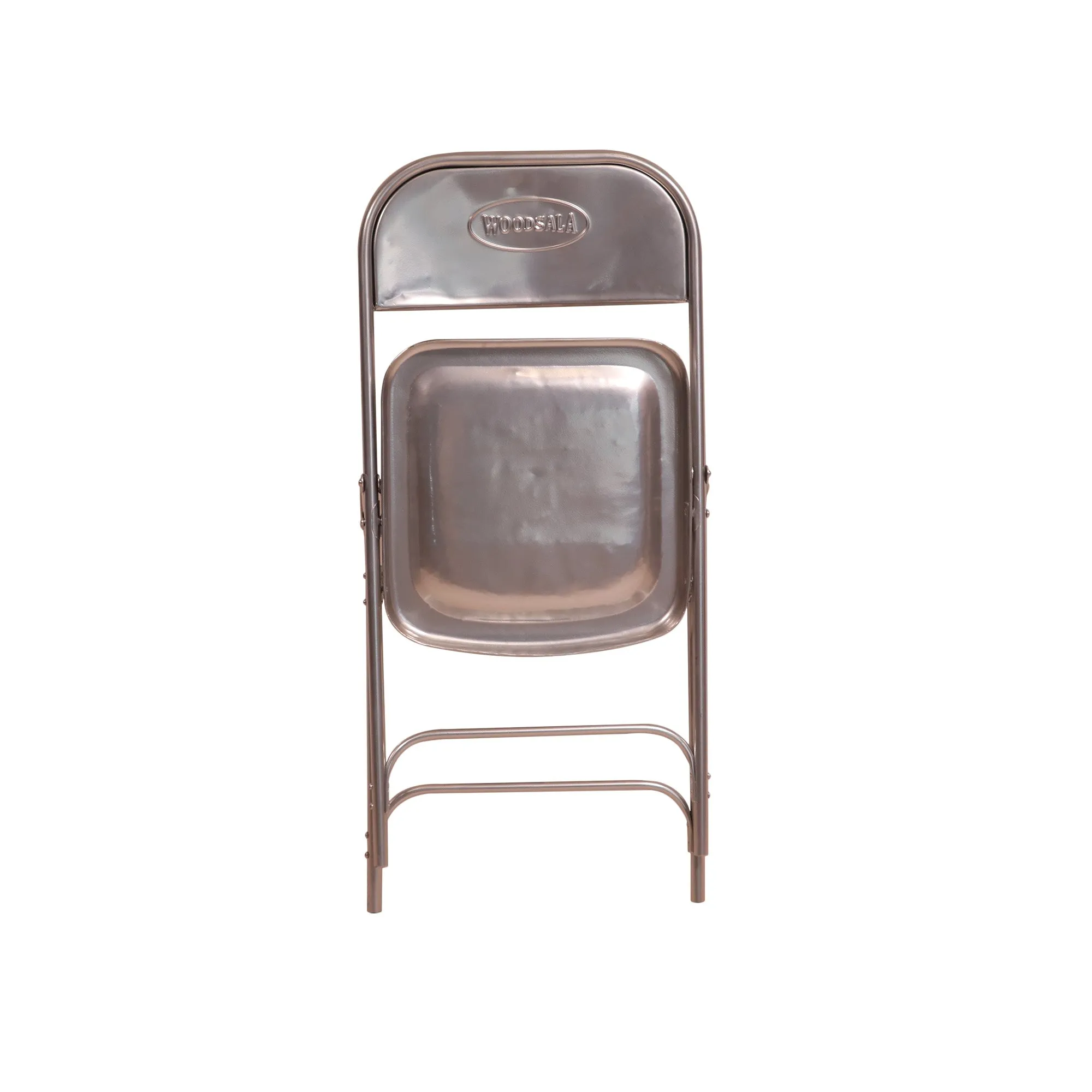 Shiny Metallic Folding Chair