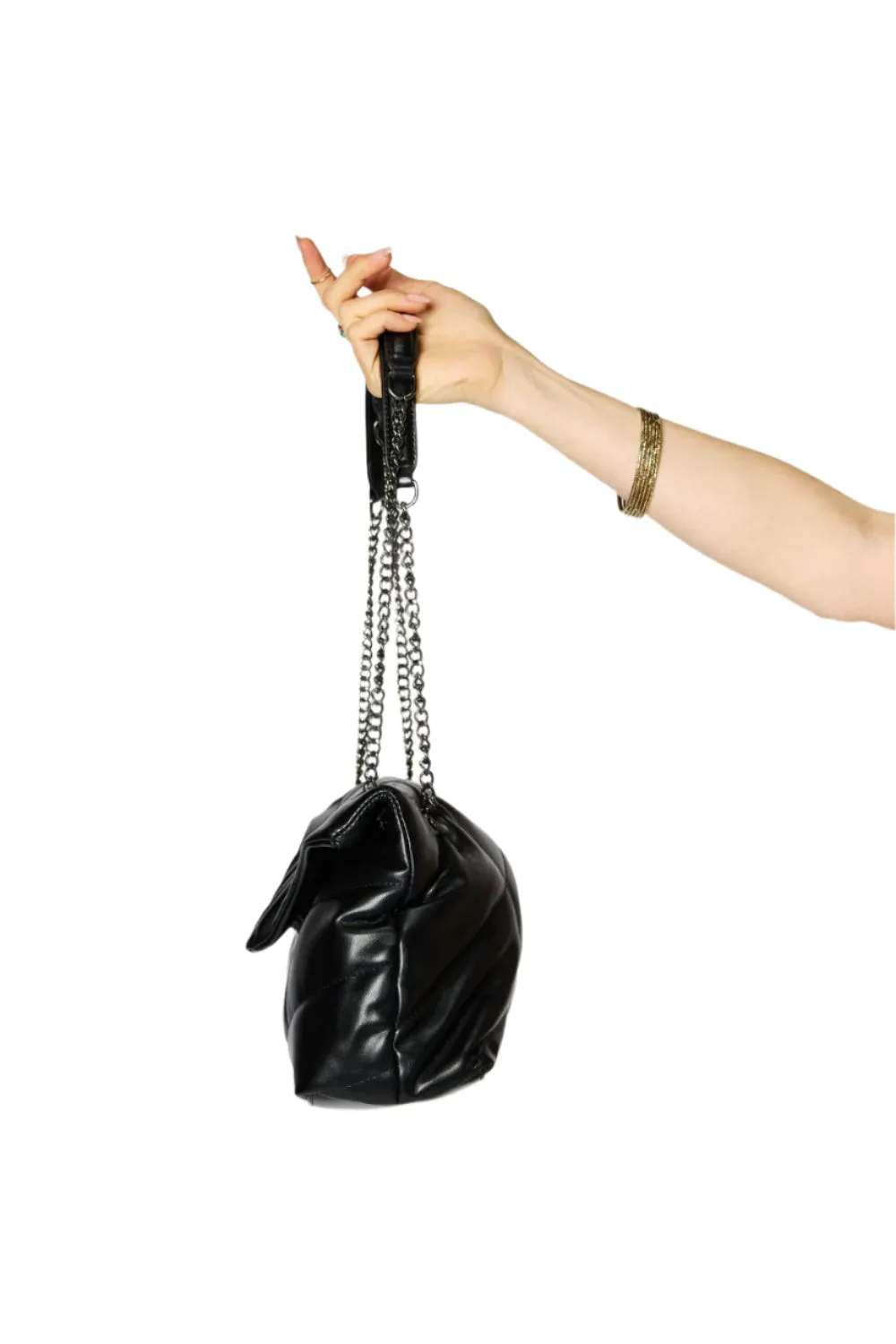 SHOMICO PU Leather Chain Handbag