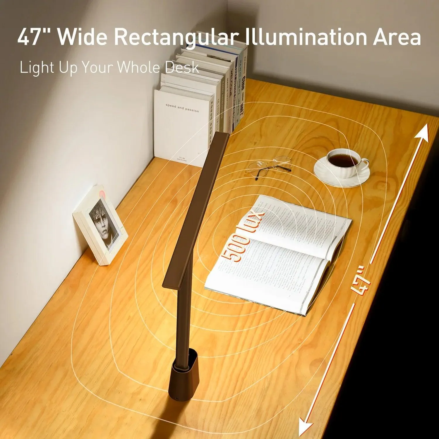 Smart LED Desk Lamp: Eye-Protection & Dimmable Lighting Solution