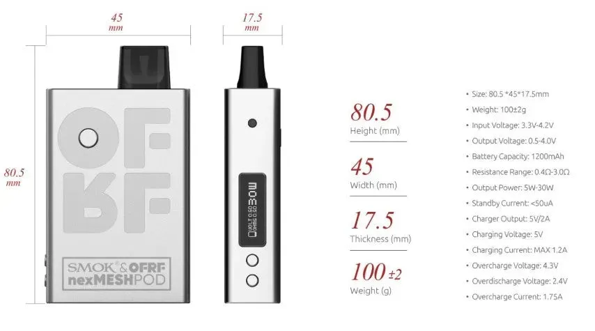 Smok x OFRF NexMesh Pod Vape Kit