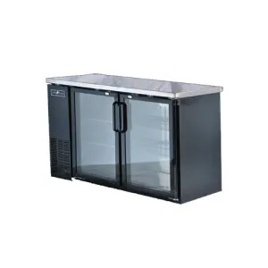 Spartan SGBBB-48 48" 2 Section Back Bar Refrigerator with Glass Door