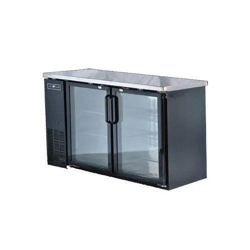 Spartan SGBBB-48 48" 2 Section Back Bar Refrigerator with Glass Door