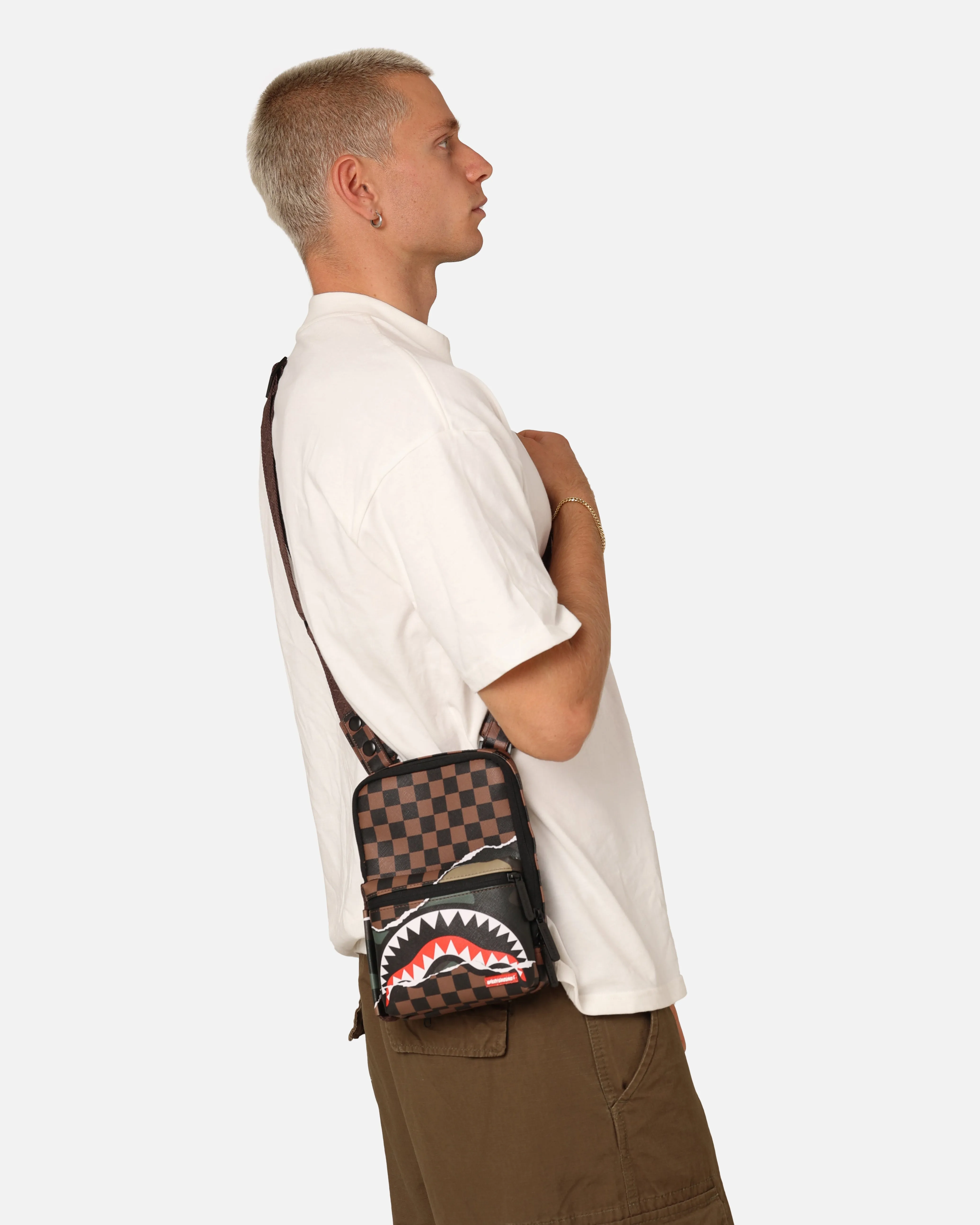 Sprayground Tear It Up Camo Sling Bag Multi