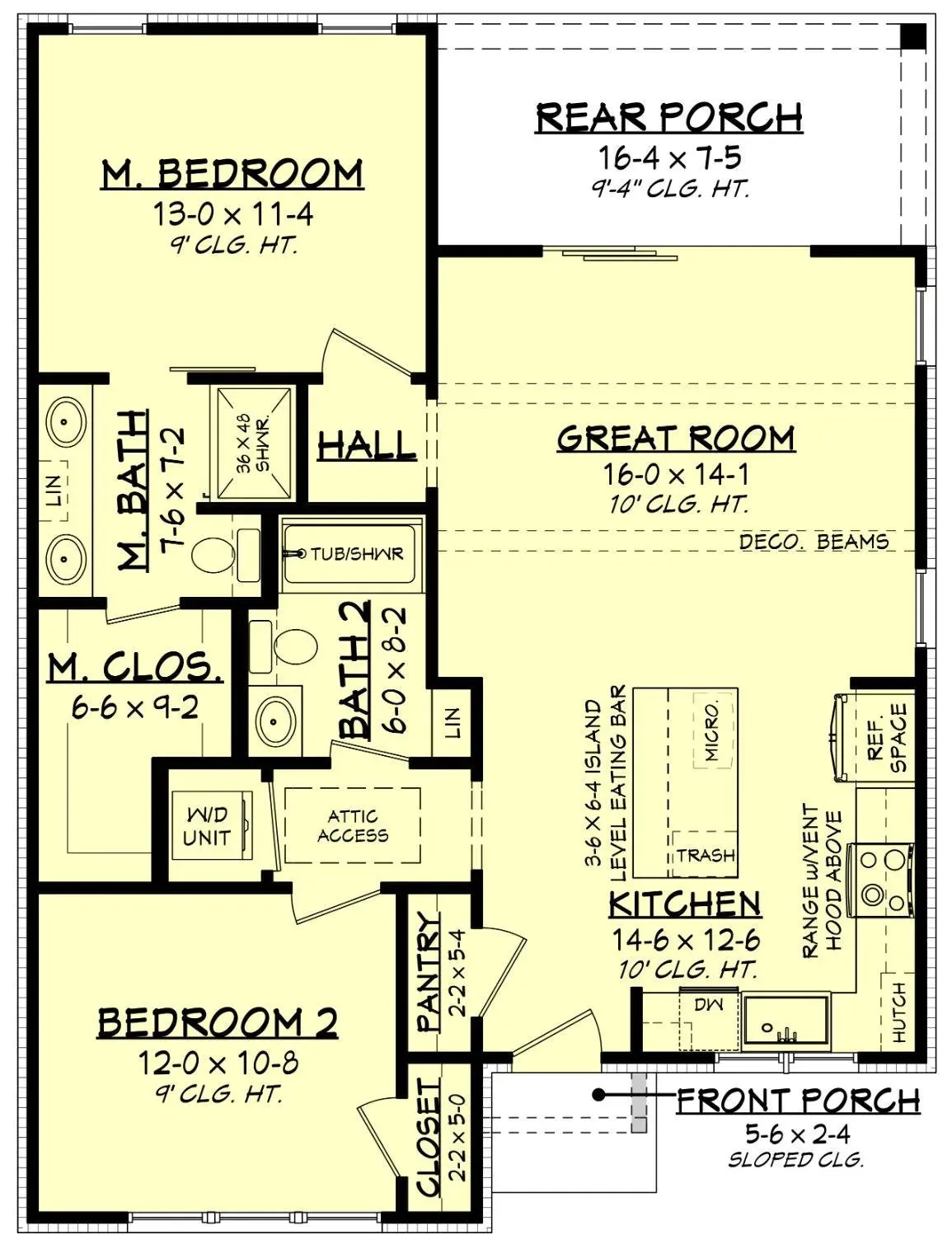 Stylish 1000 sq ft Two-Bedroom Home with Open Floor Plan