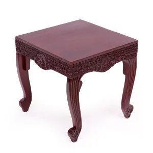 Teak folk carved coffee Table