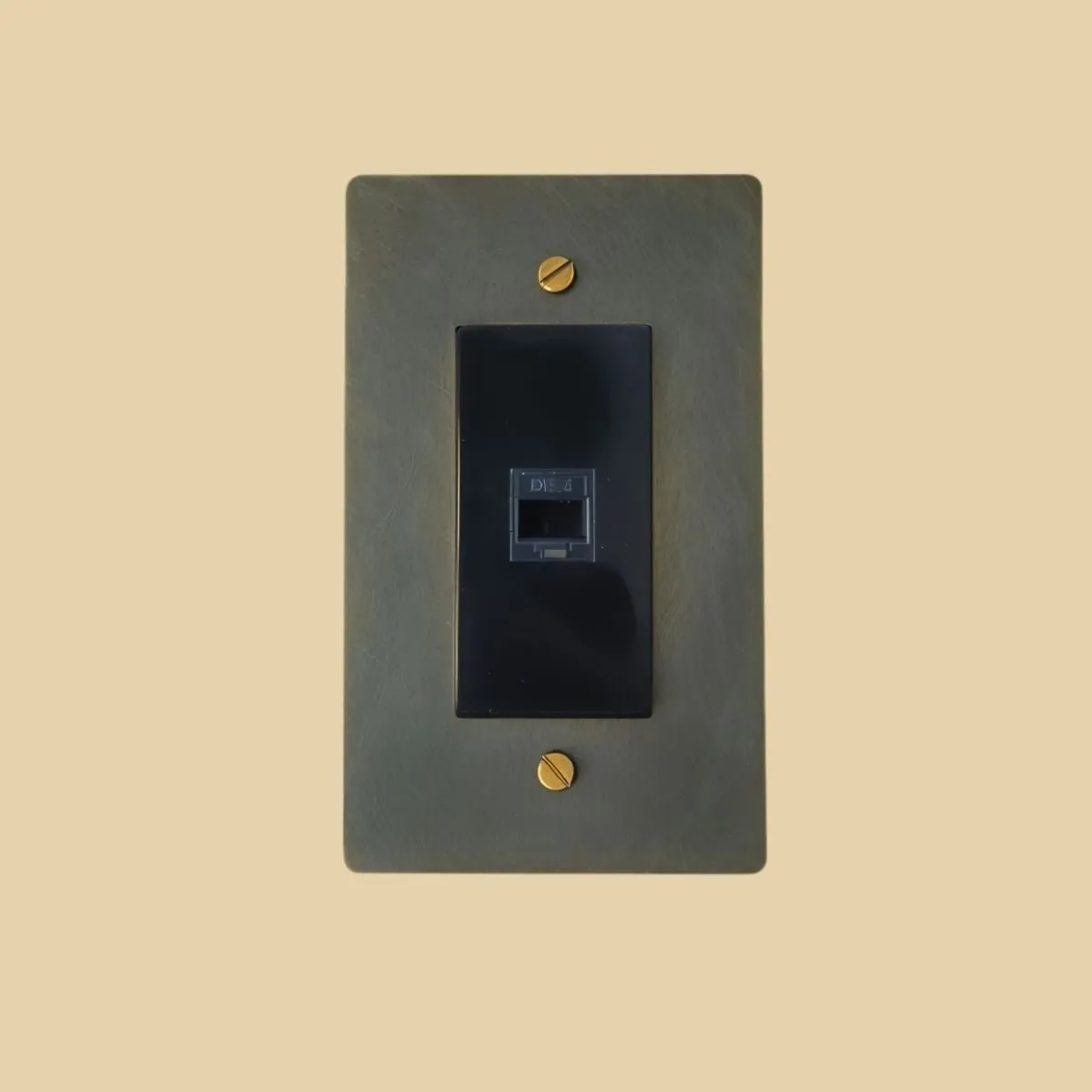 The Brass Telephone Socket (RJ11) (1-Gang)