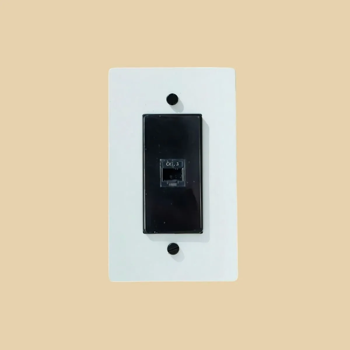 The Brass Telephone Socket (RJ11) (1-Gang)