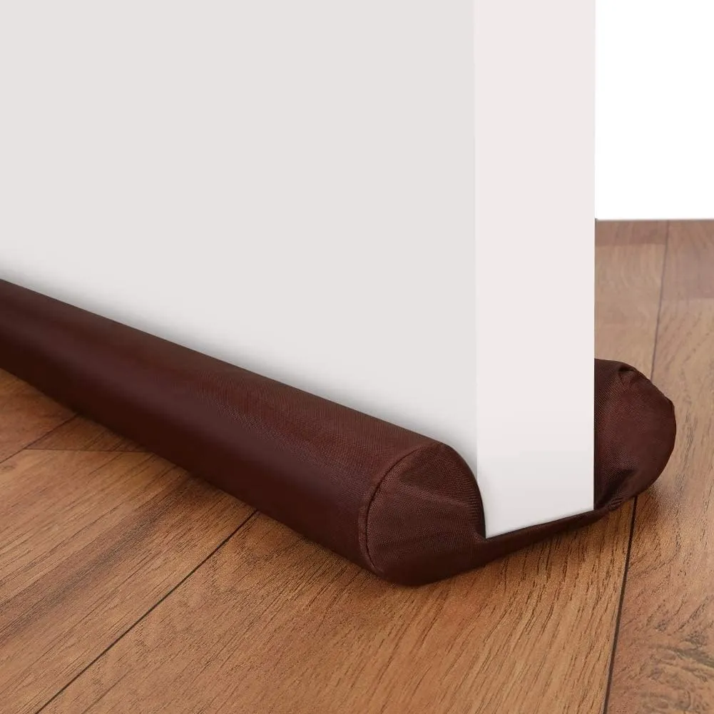 Twin Draft Guard for Doors & Windows - Brown- Set of 2