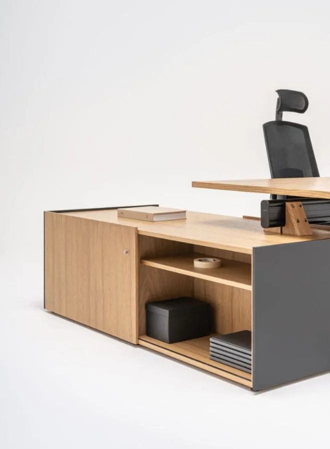 Viga Bench Desk with Storage