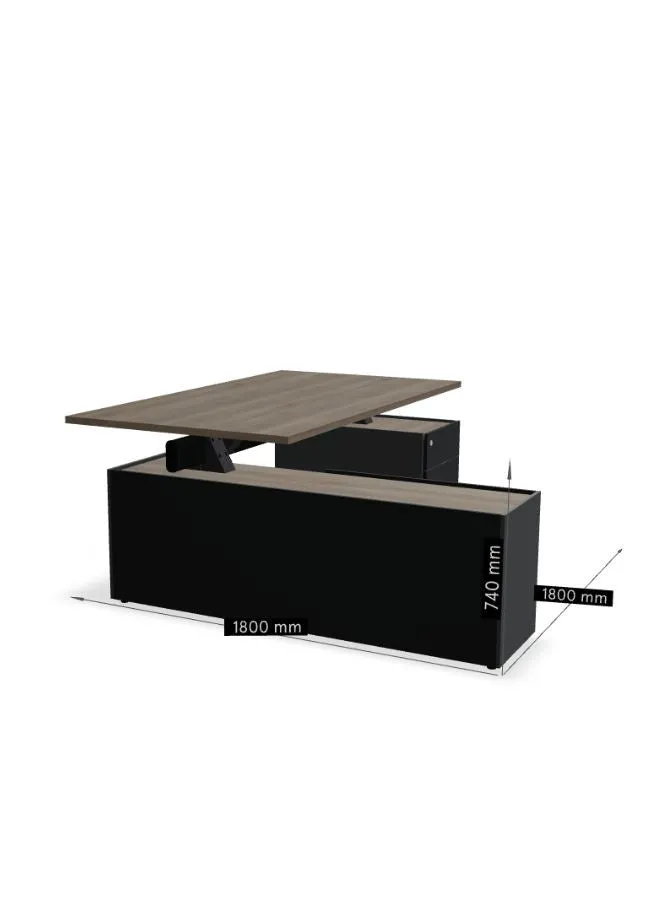 Viga Bench Desk with Storage